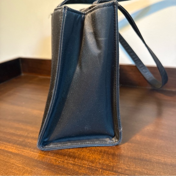 Kate Spade NY 90s Sam Mini Box Purse Vintage Black Handbag Vintage B - Picture 8 of 12